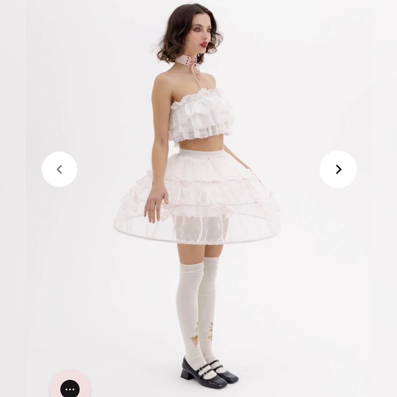 Selkie Vanilla Baby Hoop Skirt 2X NWT - Picture 9 of 10